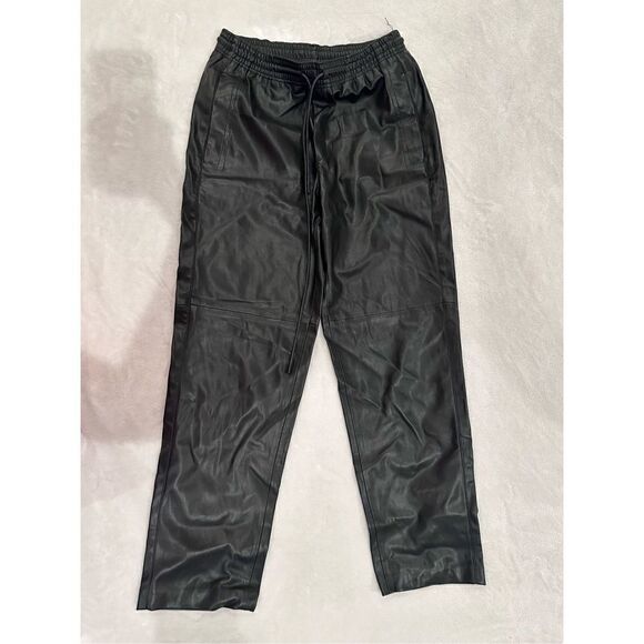 MNG leather pants size XS women’s black - Picture 4 of 8